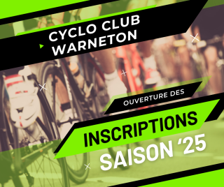 Inscription saison 2025